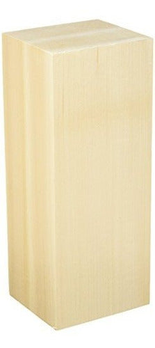 Walnut Hollow Basswood Carving Block, 10x8x25.4 cm 0