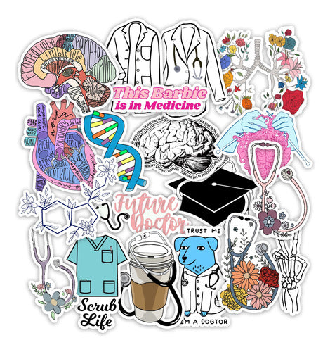 Stickers Medicina 20 Unidades 0