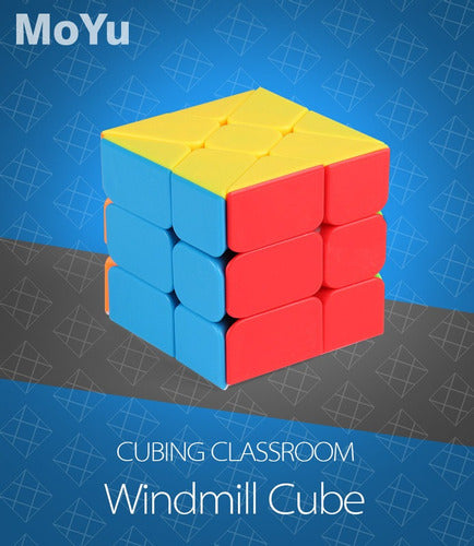 Moyu Cubo Rubik Windmill 3x3 Stickerless + Estuche 1