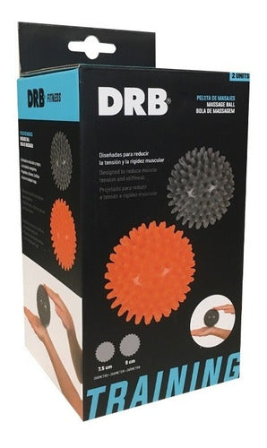 Pelota Masajeadora Pinches Drb X2 Masajeador Pilates 0