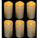 HYF Warm LED Paraffin Candles Set of 2 6