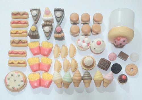 Doll Food Miniatures Set with Cookie Jar 0