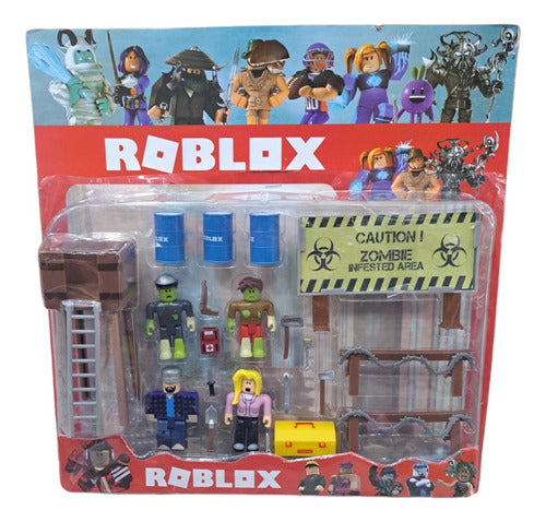 Generic Roblox Large Box Set X4 Characters + Accessories 0