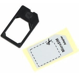 Micro Sim Adapter with Cutting Sticker - Easy to Use 4