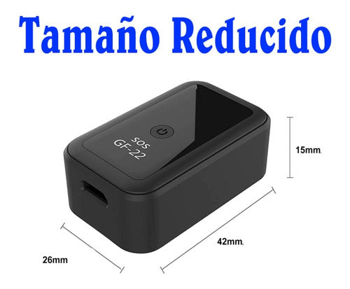 Mini Gps Tracker Localizador Rastreador Espía Con Micrófono 1