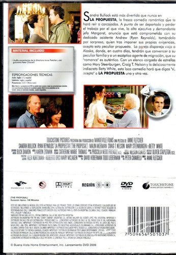 The Proposal - New Sealed Original DVD - MCBMI 1