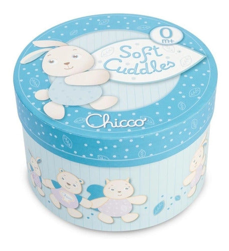 Caixa De Música Chicco Soft Cuddles Azul De Pelúcia 1921 0