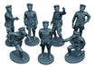German Officers, WWII, 1/16 Scale (12cm), White Color 0