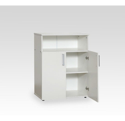 Rack Porta Microondas Horno 81x63x35 Cm Blanco 0