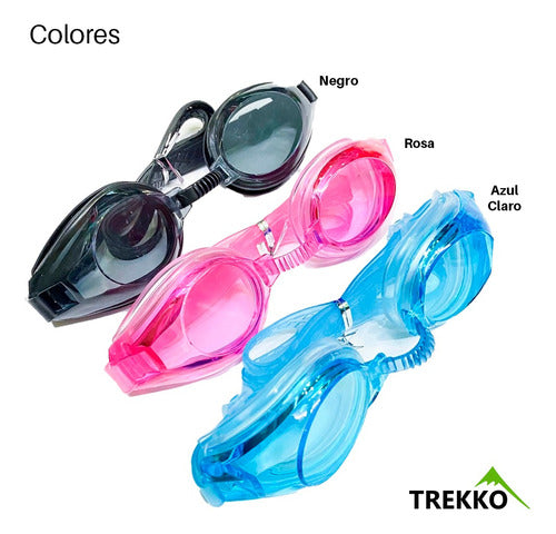 Swimming Goggles with Anti-Fog and Ear Plugs 12