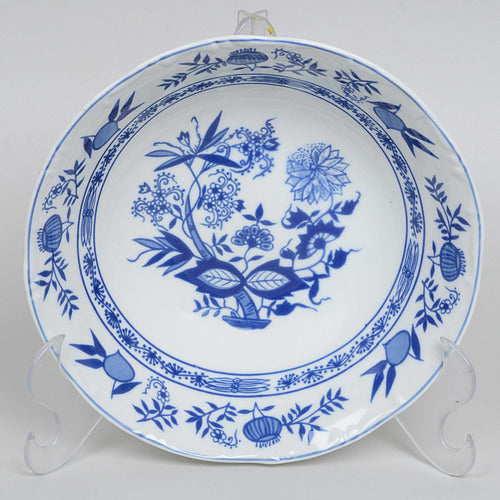 Antiga Saladeira Porcelana Steatita Cebolinha 0