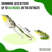 Lunkerhunt Lunker Frog - Freshwater Fishing Lure, Realistic Design, Green Tea 4