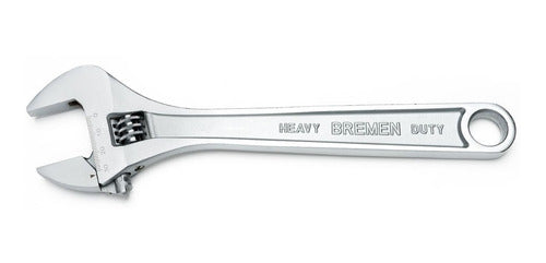 Adjustable Chrome French Wrench 200mm Bremen 4161 0
