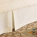 White Mushka Bed Skirt 2 1/2 Seater 1.50m with Found Panel 2