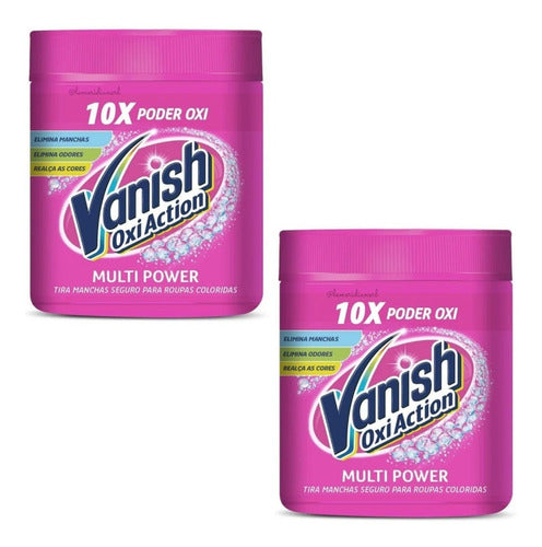 Vanish Oxi Action Powder Stain Remover Color 450g X 2 Un 0