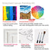 VALLSIP Couples Painting Kit, Pre-Drawn Canvas 20x25 Cm 1