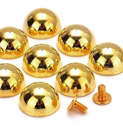 YORANYO 20 Screw Sets, Gold Studs & Tool for Leather 3