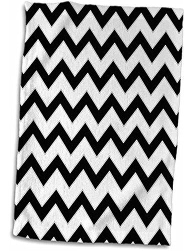 3d Rose Chevron Pattern Toalla De Mano/deportiva En Zigzag E 1