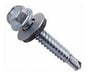 Tornillo Autoperforante Mecha C/ Arandela 14x7 Cant 100 U 0