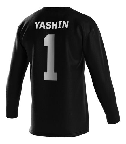 CCCp Yashin Black Long Sleeve Retro T-Shirt 1