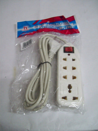 Generic 1.5m Extension Power Strip with Light Switch Economic 0