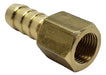 Industria Nacional Acople Racord Manguera 10mm - 3/8 Bronce Rosca Hembra 1/2 0