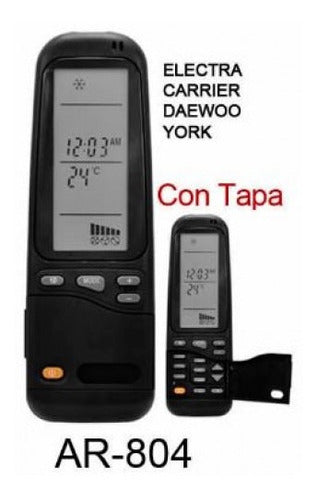 Control Remoto Ar804 Para Aire Acondicionado York Carrier 1