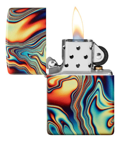 Zippo 48612 Colorful Night Glow Lighter with Warranty 7
