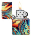 Zippo 48612 Colorful Night Glow Lighter with Warranty 7