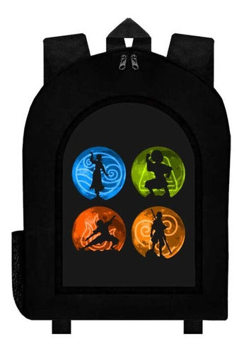 Black Avatar The Last Airbender Backpack A148 0