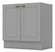 Gray MDF Under-Cabinet American 80 C355 0