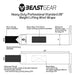 Beast Gear Wrist Wraps Para Levantamiento De Pesas - Correas 4