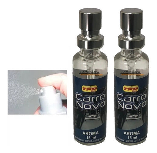 Kit 2 Unidades Aromatizante Automotivo 15ml Aroma Carro Novo 0