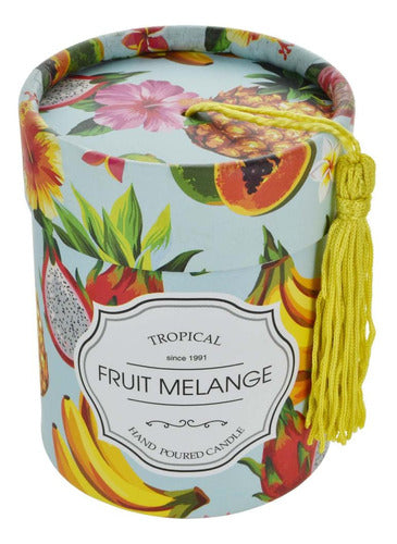 Vela Aromática Frutal En Frasco De Vidrio Super Oferta 1