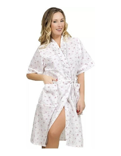 Bianca Secreta Floral Batista Robe 2