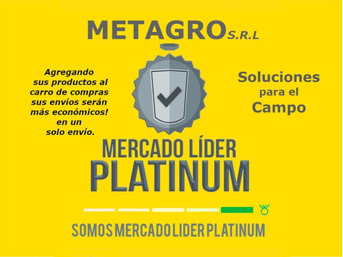 MetAgro S.R.L. Aislador Campanita X 50 Unidades Tratamiento UV 3