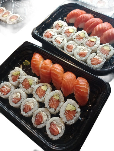 Bandejas De Sushi 15 Piezas De Salmon 3