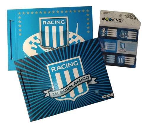 Mooving Kit Escolar Mooving Racing Combo Carpeta 6 Articulos 0