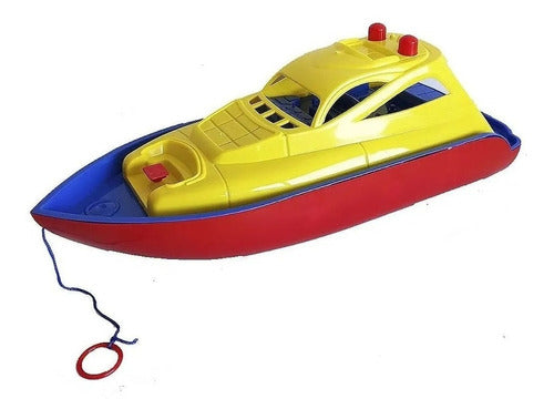 Yuyu Barco Lancha Bote Para Agua Bañera Pileta Grande Playa 40 Cm 0