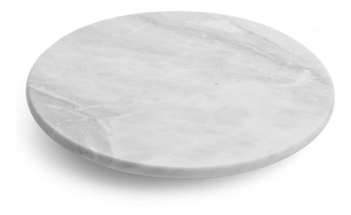 Tabla Plato Giratorio Mármol Carrara 30 Cm 3