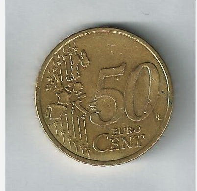 Fk Francia 50 Cent Euro 1999 Año Emision Criculacion 2002. 1