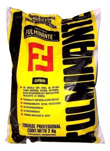 Fulminante Gray Hydraulic Fast Cement 2kg 0