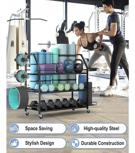 ~? Staransun Home Gym Storage Rack - Weight Rack For Dumbbel 2