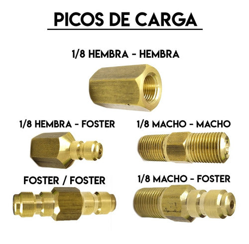 Swat Point Acople Pcp Entre Rosca Bronce 1/8 - Foster Varios Modelos 2