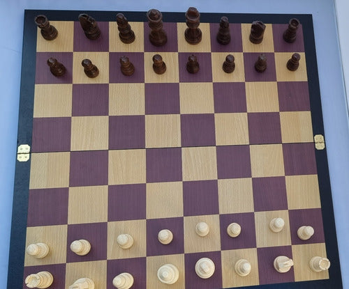 Ventajedrez Professional Wood Chess Set with Wooden Board 4