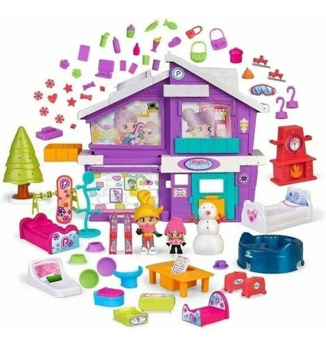 Famosa Pinypon Winter Hotel with Figures and Accessories 15773 1