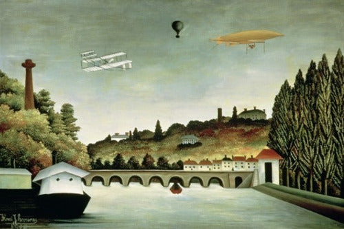 Henri Rousseau Vista Del Puente En Sevres - Lámina 45x30 Cm. 1