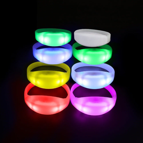 10 Glow-in-the-Dark Silicone Bracelets 1