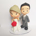 Agatha Wedding Couple Cold Porcelain Cake Topper 5