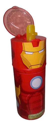 Iron Man The Avengers 350ml Sipper Bottle - Botella Sipper Iron Man The Avengers 350Ml